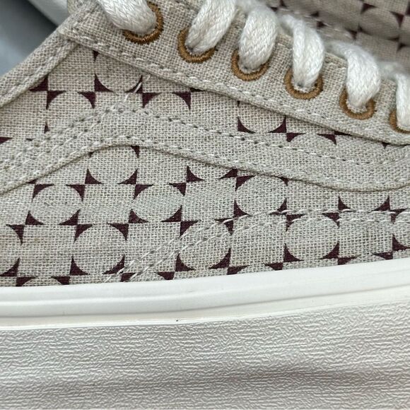 VANS Old Skool Tapered 'Eco Theory Checkerboard Port' Size 9.5 - Picture 6 of 17